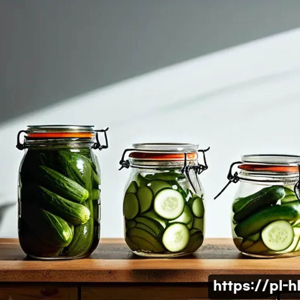 전통 장류 자가 제조 시 발생할 수 있는 오류 - **Prompt 1: Stalled Fermentation Due to Cold**
    An overhead shot of several clear glass jars fill...