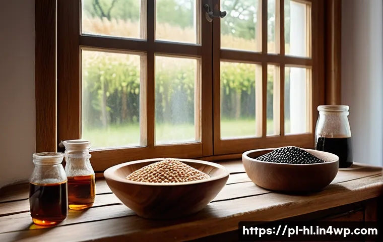 자가 제조 전통 간장 만들기 방법 - A rustic kitchen scene showcasing the traditional soy sauce fermentation process in Poland: a wooden...